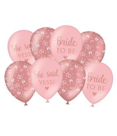 Paper Dreams Ballonnen Bride To Be 30cm | 8 stuks