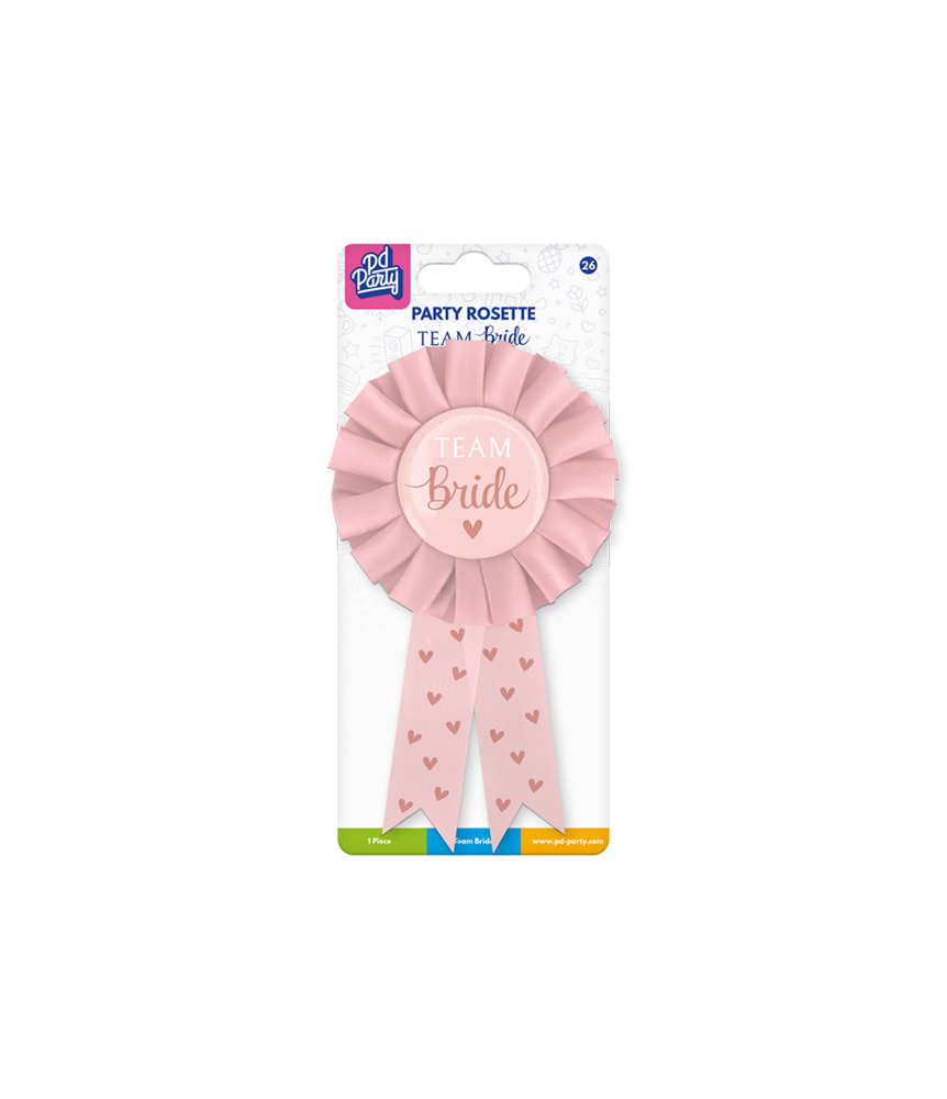 Paper Dreams Team Bride rosette 14 cm | per piece