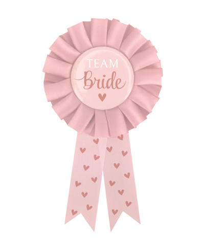Paper Dreams Rosette Team Bride 14 cm | pro Stück