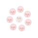 Paper Dreams Mini-Buttons Team Bride 3,5 cm | pro Set mit 8 Stück
