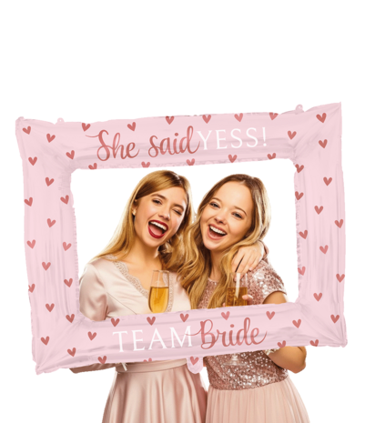 Paper Dreams Photo Frame Team Bride 85 x 66cm | pro Stück