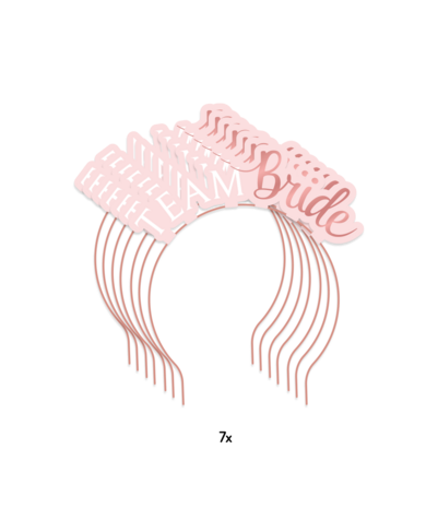 Paper Dreams Team Bride tiaras | 7 pieces