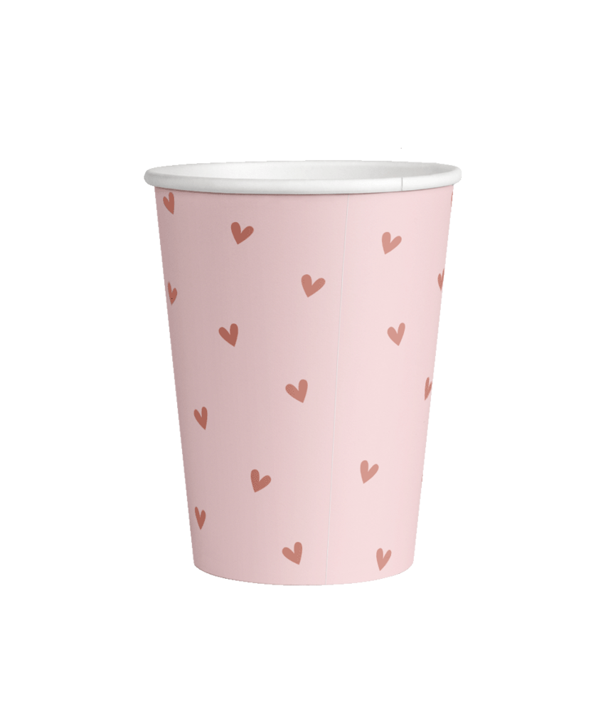 Paper Dreams Bekers Team Bride 250ml | 8 stuks