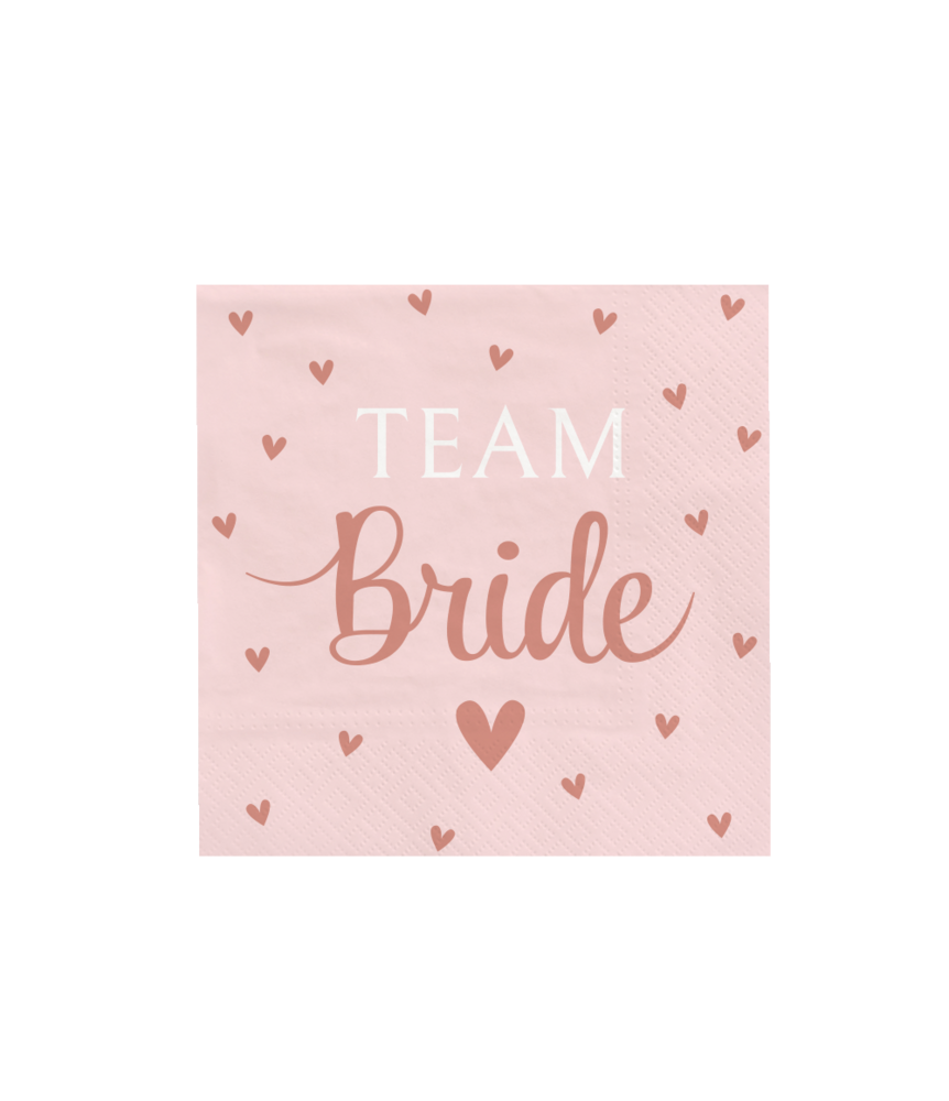 Paper Dreams Servetten Team Bride 33x33cm | 16 stuks