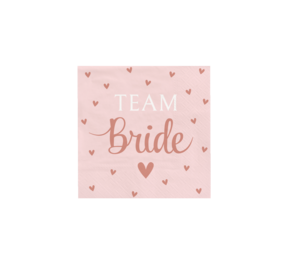 Paper Dreams Serviettes Team Bride 33 x 33 cm | 16 pièces