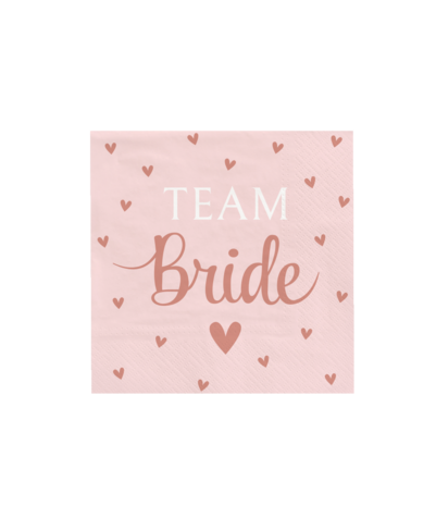 Paper Dreams Servietten Team Bride 33 x 33 cm | 16 Stück