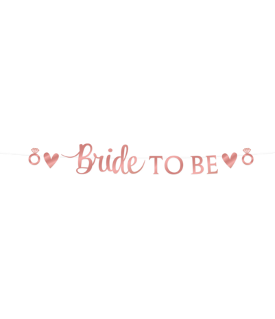 Paper Dreams Bride To Be letter banner 3mtr | per piece