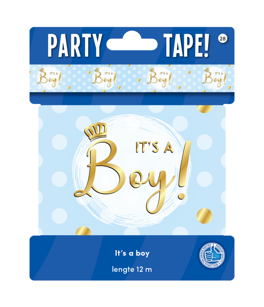 Paper Dreams Afzetlint It's a boy! | 12 meter Paper Dreams Afzetlint It's a boy! | 12 meter