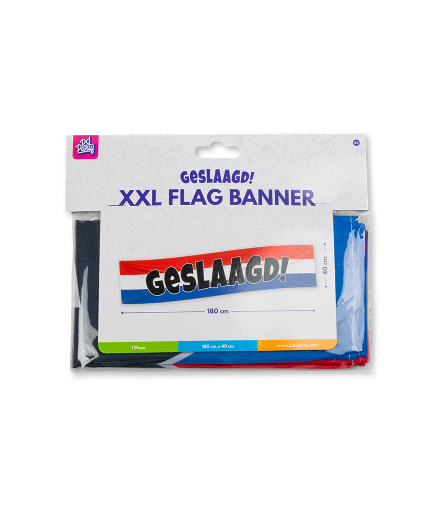 Paper Dreams Passed Flag Banner XXL 40x180cm | per piece
