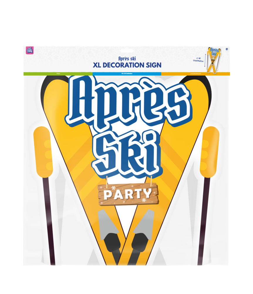 Paper Dreams Après ski Deurbord 90x50cm | per stuk Paper Dreams Après ski Deurbord 90x50cm | per stuk