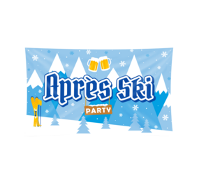 Paper Dreams Après ski XXL Facade flag | 90x150cm Paper Dreams Après ski XXL Facade flag | 90x150cm