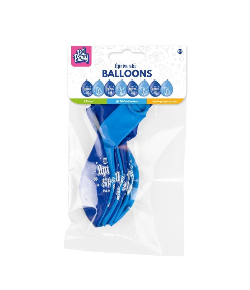Paper Dreams Après-Ski-Ballons 30 cm | 8 Stück Paper Dreams Après-Ski-Ballons 30 cm | 8 Stück