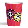 Paper Dreams Bekers Hippie 250ml | 8 stuks Paper Dreams Bekers Hippie 250ml | 8 stuks