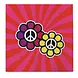 Boland Servietten Hippie 33x33 cm | 20 Stück Boland Servietten Hippie 33x33 cm | 20 Stück