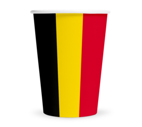 WeFiesta Cups Belgium 210ml | 8 pieces WeFiesta Cups Belgium 210ml | 8 pieces
