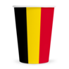 WeFiesta Becher Belgien 210ml | 8 Stück WeFiesta Becher Belgien 210ml | 8 Stück