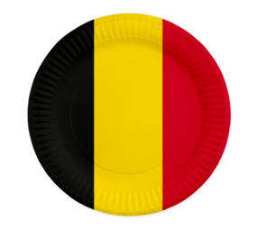 WeFiesta Belgie Borden 23cm | 8 stuks WeFiesta Belgie Borden 23cm | 8 stuks