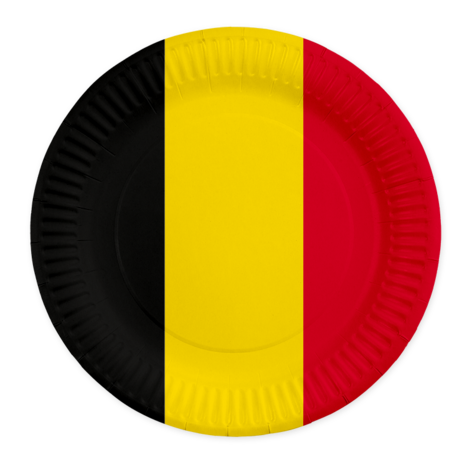 WeFiesta Belgien Teller 23 cm | 8 Stück WeFiesta Belgien Teller 23 cm | 8 Stück