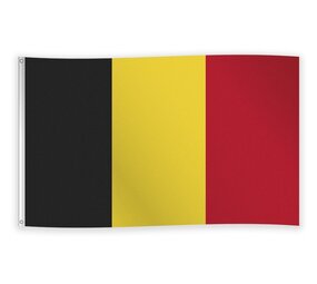 WeFiesta Belgium Flag Polyester 90x150cm | per piece WeFiesta Belgium Flag Polyester 90x150cm | per piece