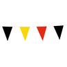 WeFiesta Guirlande de drapeaux Noir-Jaune-Rouge 30x45cm 10 m | à l'unité WeFiesta Guirlande de drapeaux Noir-Jaune-Rouge 30x45cm 10 m | à l'unité