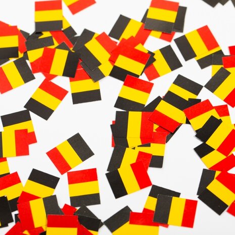WeFiesta Belgique confettis de table en papier 150 pièces | par sachet WeFiesta Belgique confettis de table en papier 150 pièces | par sachet