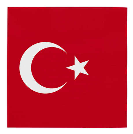 WeFiesta Turkey napkins 33x33cm | 20 pieces WeFiesta Turkey napkins 33x33cm | 20 pieces