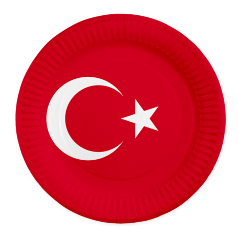 WeFiesta Assiettes Turquie 23cm | 20 pièces