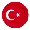 WeFiesta Turkije Borden 23cm | 20 stuks