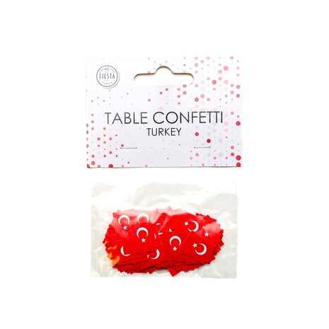WeFiesta Turkije tafelconfetti 150 stuks | 1 zakje WeFiesta Turkije tafelconfetti 150 stuks | 1 zakje