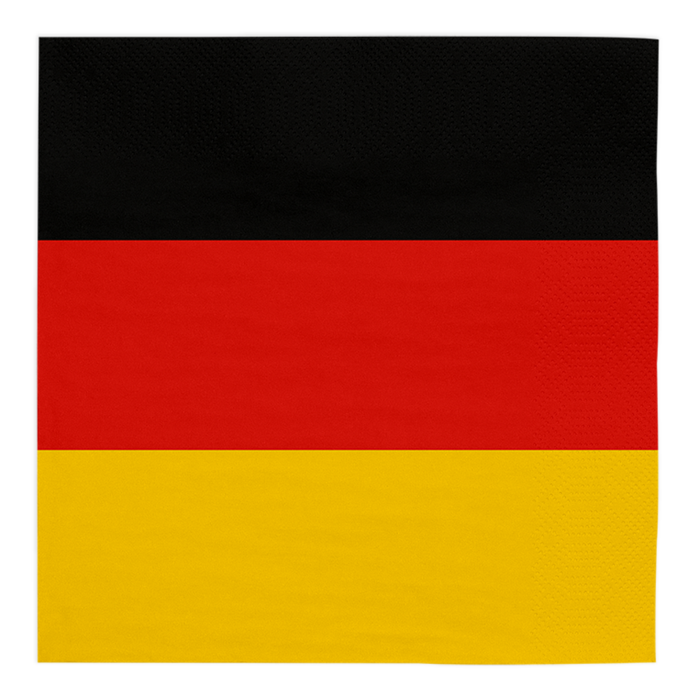 WeFiesta Germany Napkins 33x33cm | 20 pieces WeFiesta Germany Napkins 33x33cm | 20 pieces