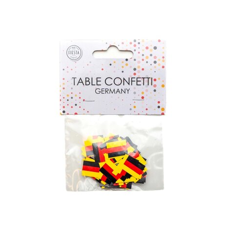 WeFiesta Deutschland Tischkonfetti Papier 150 Stück | 1 Beutel
