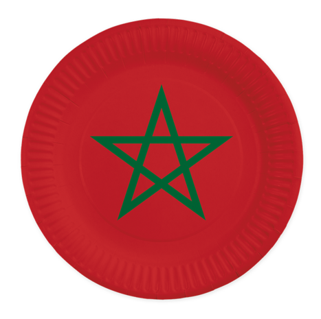 WeFiesta Morocco Plates 23cm | 8 pieces