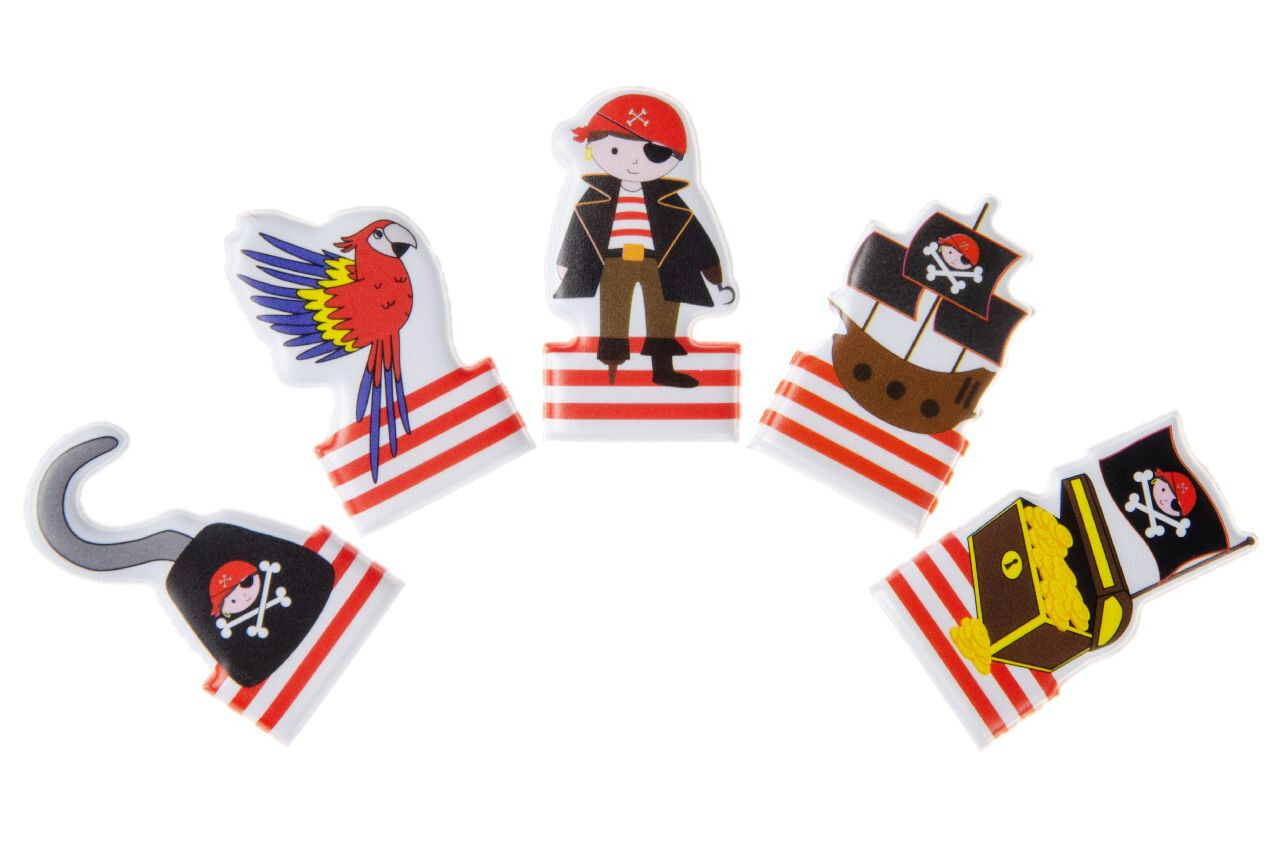 LG Imports Pirate Finger Puppet 5 cm | 5 pieces LG Imports Pirate Finger Puppet 5 cm | 5 pieces
