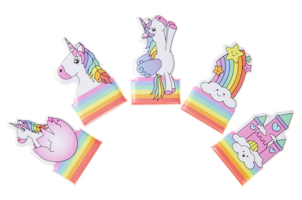 LG Imports Marionnette à doigt Licorne 5 cm | 5 pièces LG Imports Marionnette à doigt Licorne 5 cm | 5 pièces