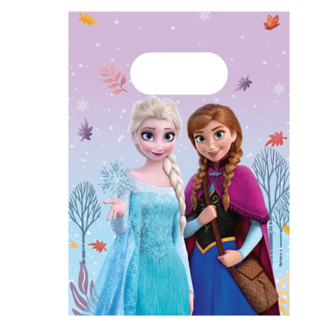 Procos Party Frozen Idyllic Wonder Traktatiezakjes Papier | per 4 stuks Procos Party Frozen Idyllic Wonder Traktatiezakjes Papier | per 4 stuks