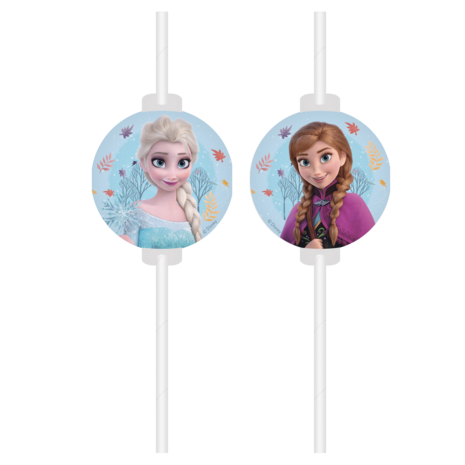 Procos Party Gefrorenes idyllisches Wunder Strohpapier | 4 Stück Procos Party Gefrorenes idyllisches Wunder Strohpapier | 4 Stück