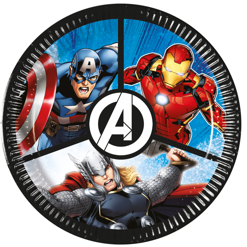 Procos Party Avengers Plates Next Generation 20cm | 8 pieces