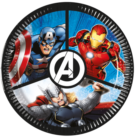 Procos Party Avengers Borden Next Generation 20cm | 8 stuks Procos Party Avengers Borden Next Generation 20cm | 8 stuks