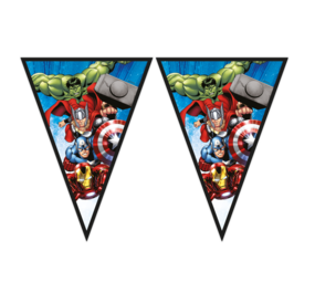 Procos Party Avengers Wimpelkette 2,3 m | pro Stück Procos Party Avengers Wimpelkette 2,3 m | pro Stück