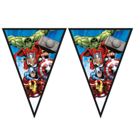 Procos Party Avengers Wimpelkette 2,3 m | pro Stück Procos Party Avengers Wimpelkette 2,3 m | pro Stück
