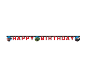 Procos Party Avengers Banner Happy Birthday 2m | per piece Procos Party Avengers Banner Happy Birthday 2m | per piece