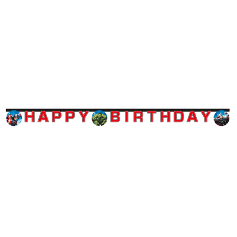 Procos Party Bannière Avengers Joyeux Anniversaire 2m | pièce Procos Party Bannière Avengers Joyeux Anniversaire 2m | pièce