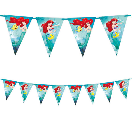 Procos Party Princess Guirlande de drapeaux 2,3 m | à l'unité Procos Party Princess Guirlande de drapeaux 2,3 m | à l'unité