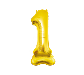 Paper Dreams Ballon Chiffre 1 Debout Or XXL | 150 cm Paper Dreams Ballon Chiffre 1 Debout Or XXL | 150 cm
