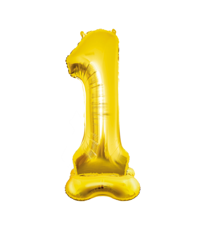 Paper Dreams Ballon Chiffre 1 Debout Or XXL | 150 cm Paper Dreams Ballon Chiffre 1 Debout Or XXL | 150 cm