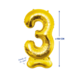 Paper Dreams Standing Number Balloon 3 Gold XXL | 150 cm