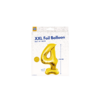 Paper Dreams Cijfer Ballon 4 Staand Goud XXL | 150cm