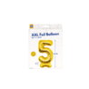 Paper Dreams Zahlenballon 5 Stehend Gold XXL | 150 cm