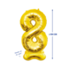 Paper Dreams Standing Number Balloon 8 Gold XXL | 150 cm Paper Dreams Standing Number Balloon 8 Gold XXL | 150 cm