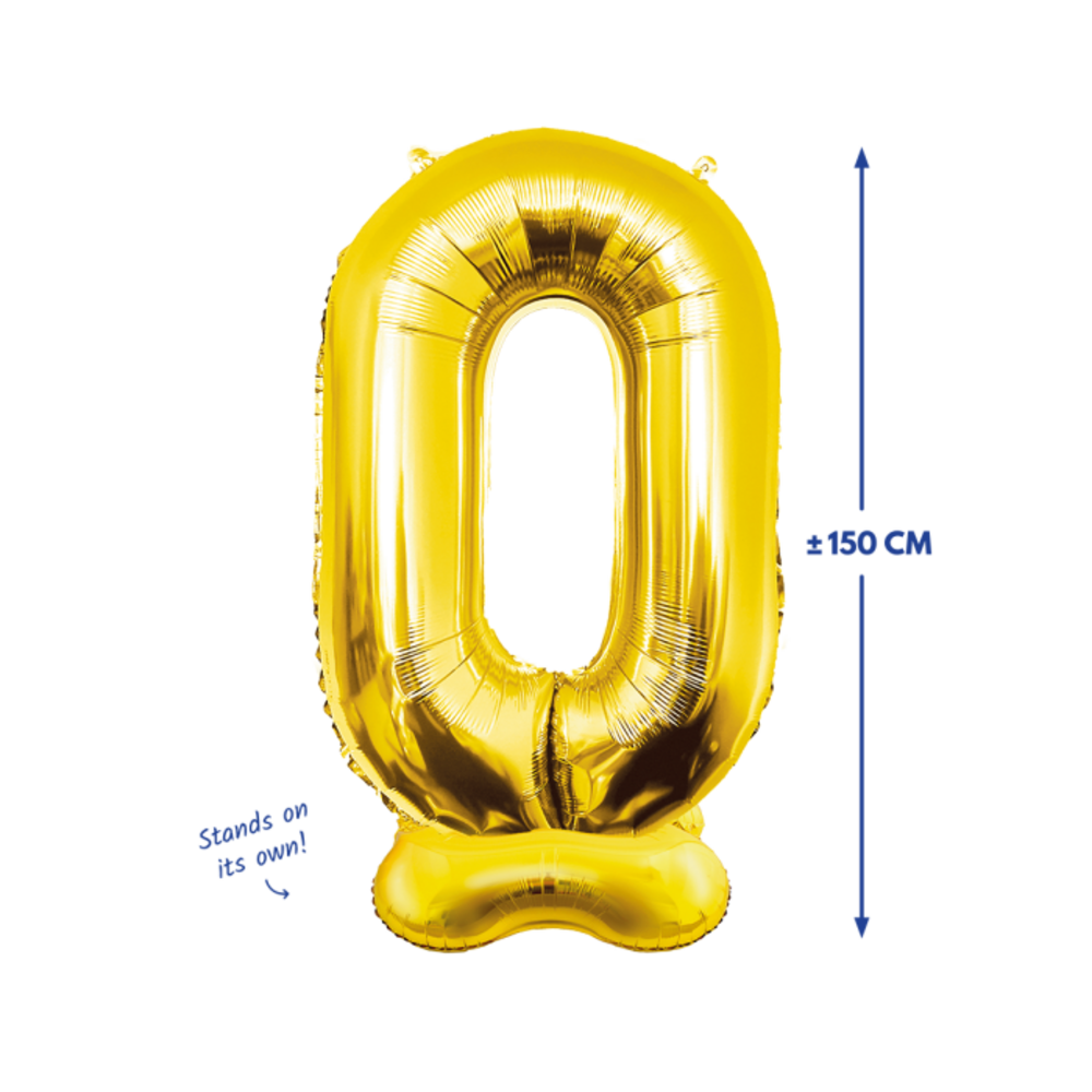 Paper Dreams Ballon Chiffre 0 Debout Or XXL | 150 cm